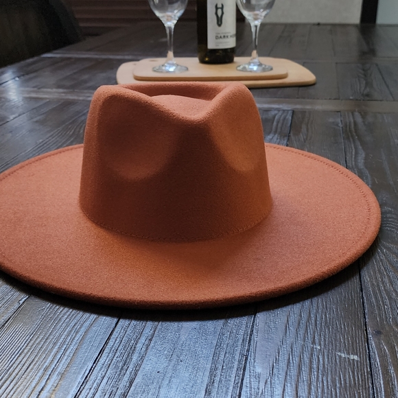 NWOT Solid Regular Brim Fedora with Adjustable Sizing - Picture 5 of 11